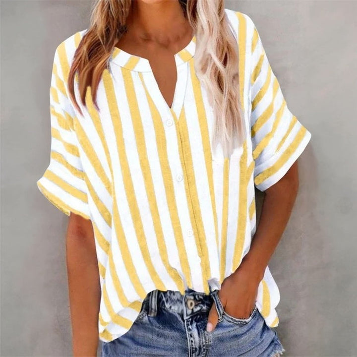 Coralie striped blouse — Jarah Melbourne