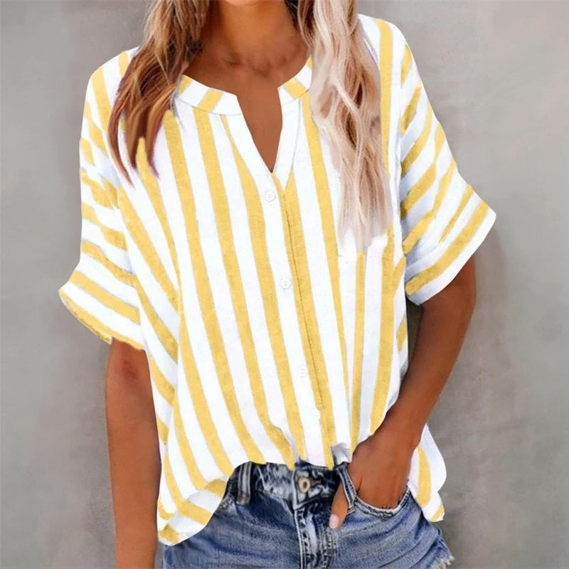 Coralie striped blouse — Jarah Melbourne
