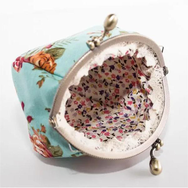 Hattie | Canvas Floral Coin Purse — Jarah Melbourne