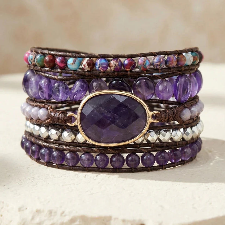 Maya | Midnight Amethyst Bracelet