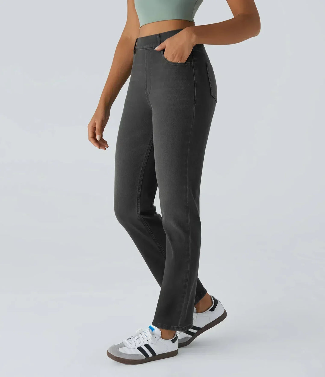 Naomi | High Waist Elastic Comfort Pants