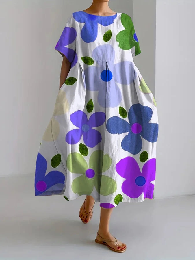 Eli floral A-line summer dress — Jarah Melbourne