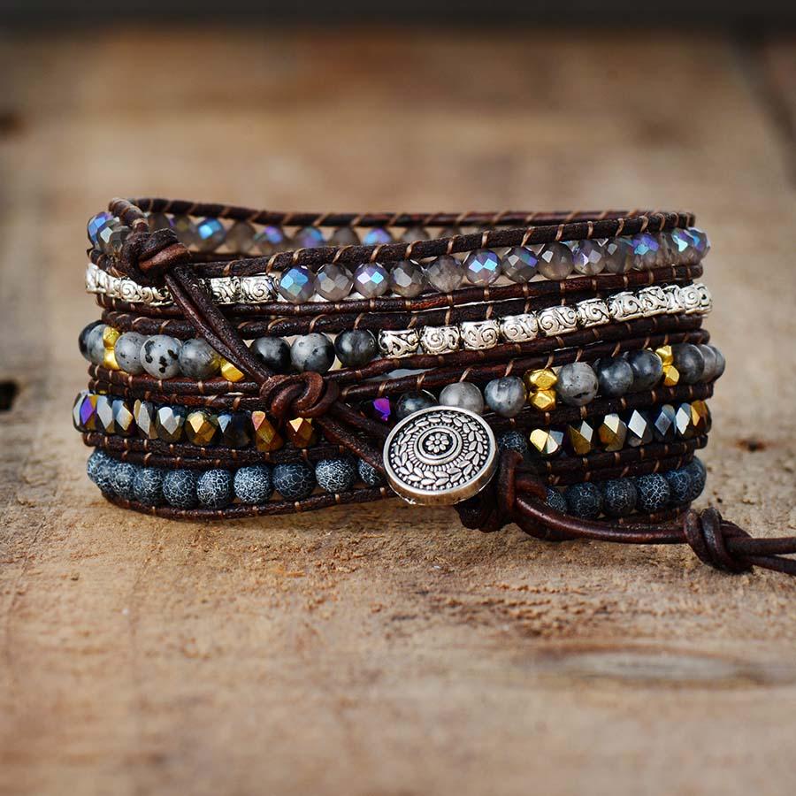 Ivy | Elegant Onyx Statement Bracelet