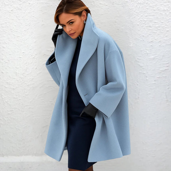 Anja – Long Wool-Blend Coat — Jarah Melbourne