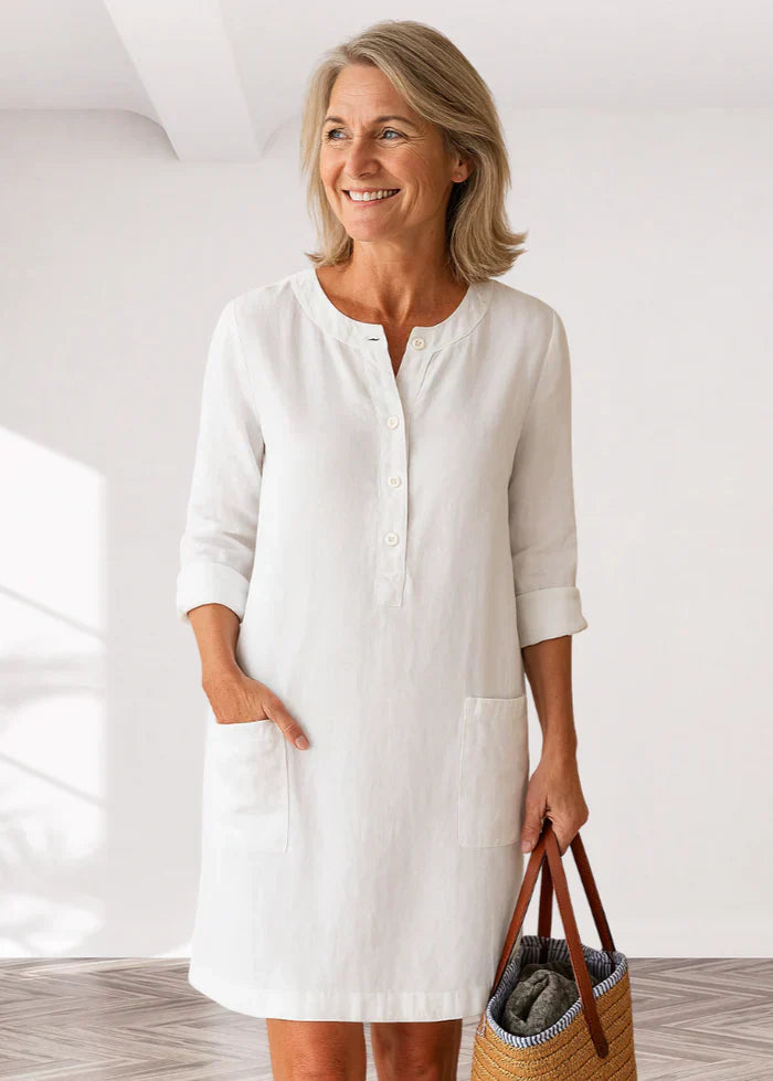 EVI | Casual Women's Dress with Loose Fit and Timeless Look for Every Day