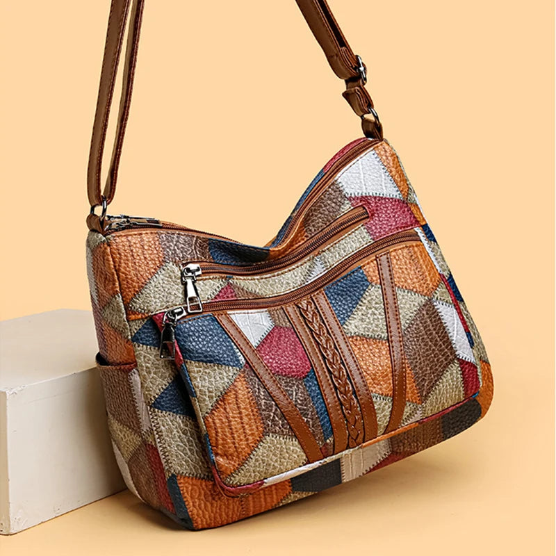 Samina | Patchwork Vegan Handbag — Jarah Melbourne