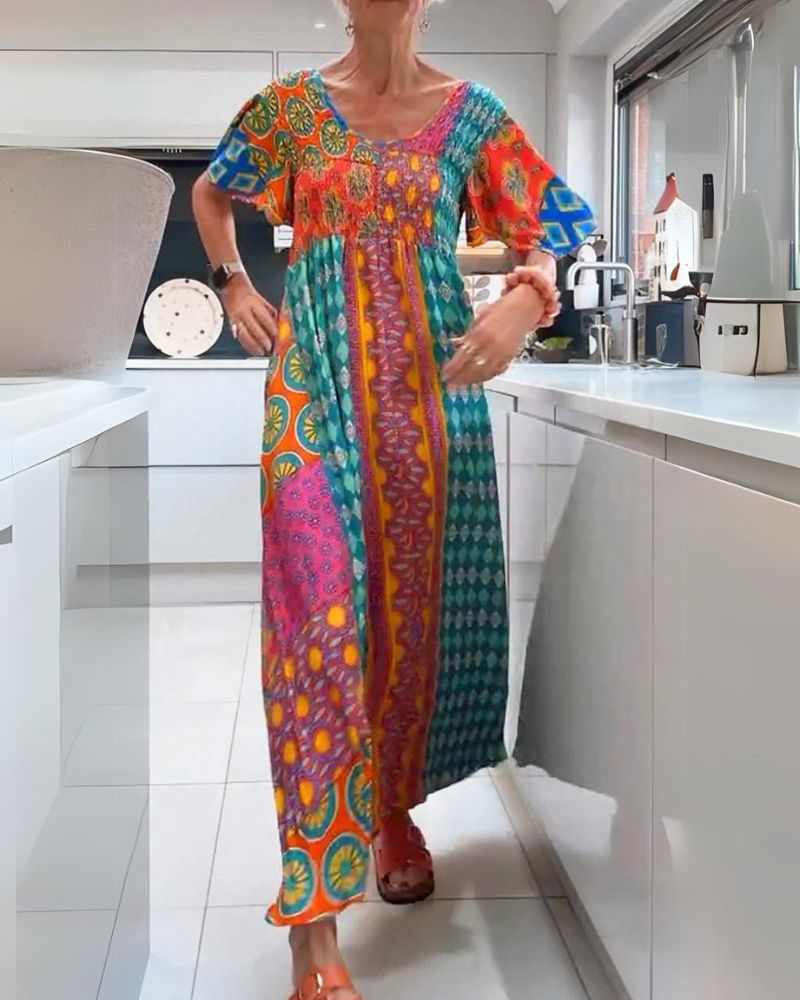 Ash | Colorful Boho Dress
