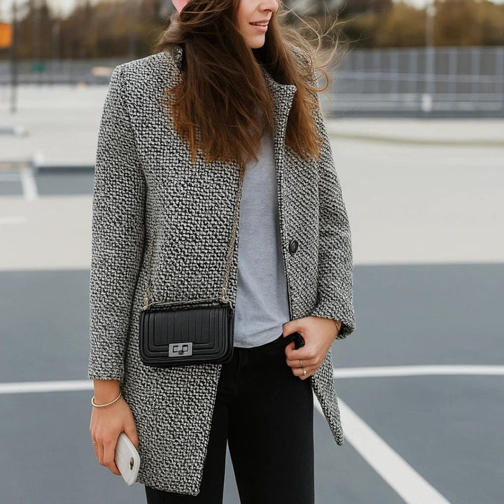 Caterina – Long Wool-Blend Jacket — Jarah Melbourne