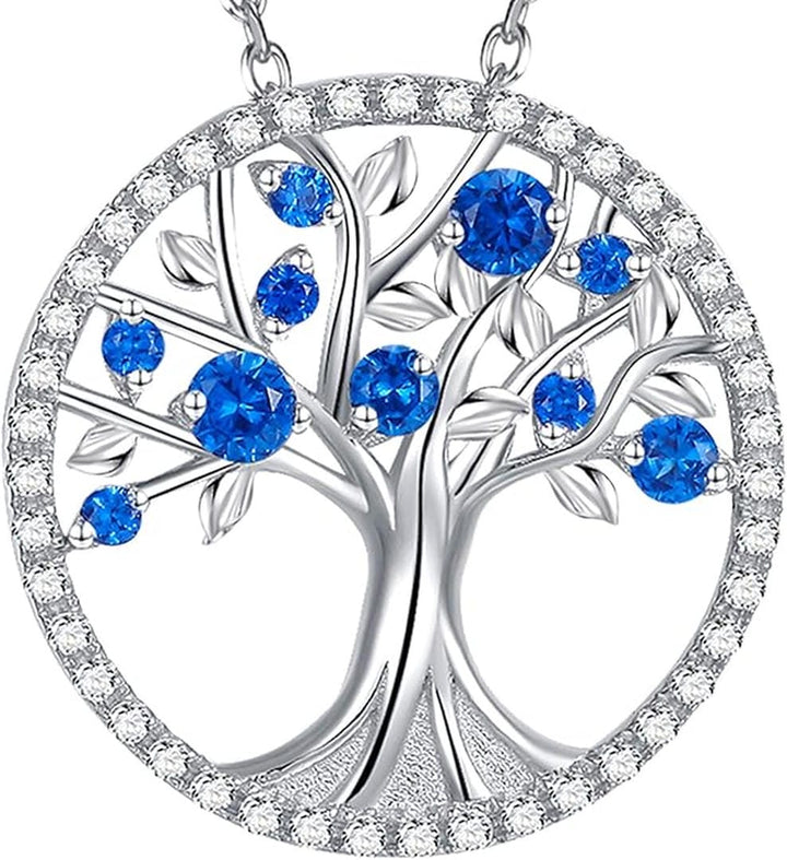 Violet | Tree of Life Sapphire Necklace
