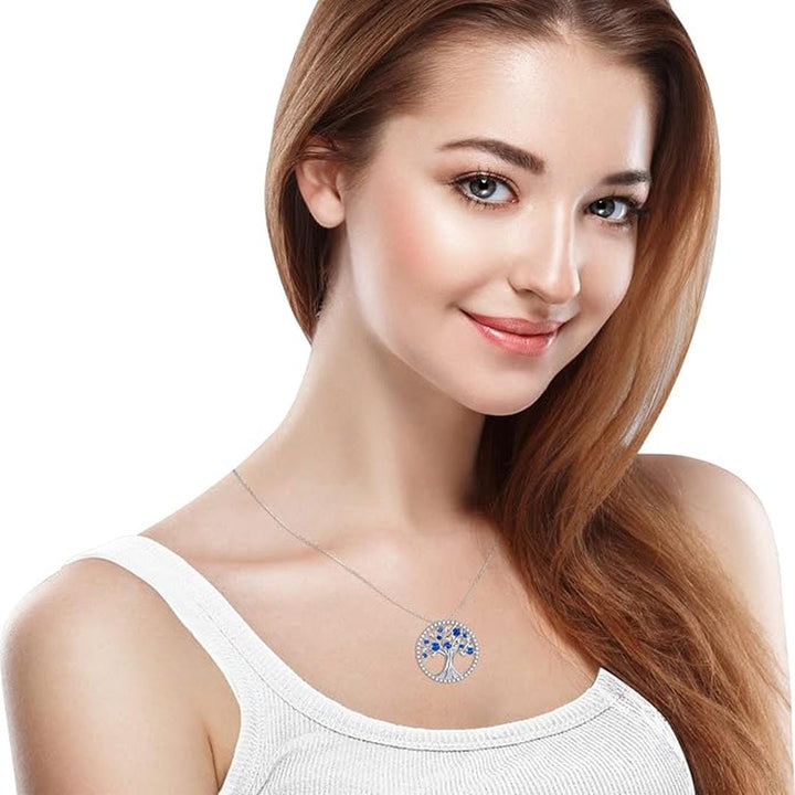 Violet | Tree of Life Sapphire Necklace