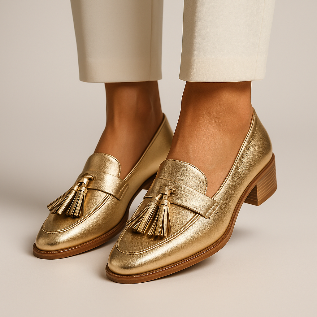 Celeste | Golden Loafers — Jarah Melbourne