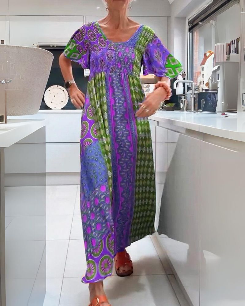 Ash | Colorful Boho Dress