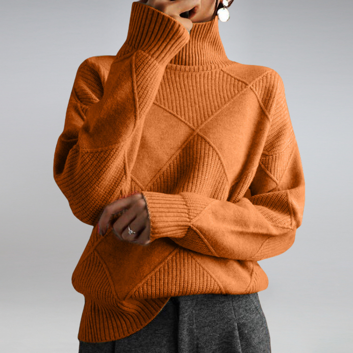 Ilse – Cashmere-Look Roll-Neck Jumper — Jarah Melbourne