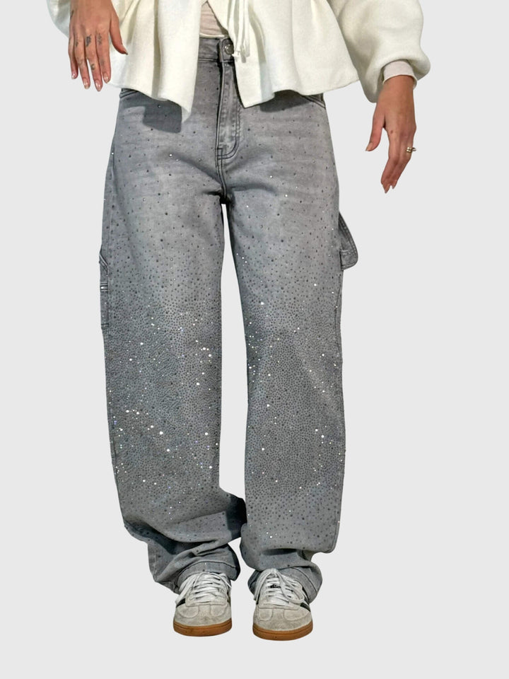 Stella | Diamond Pattern Pants