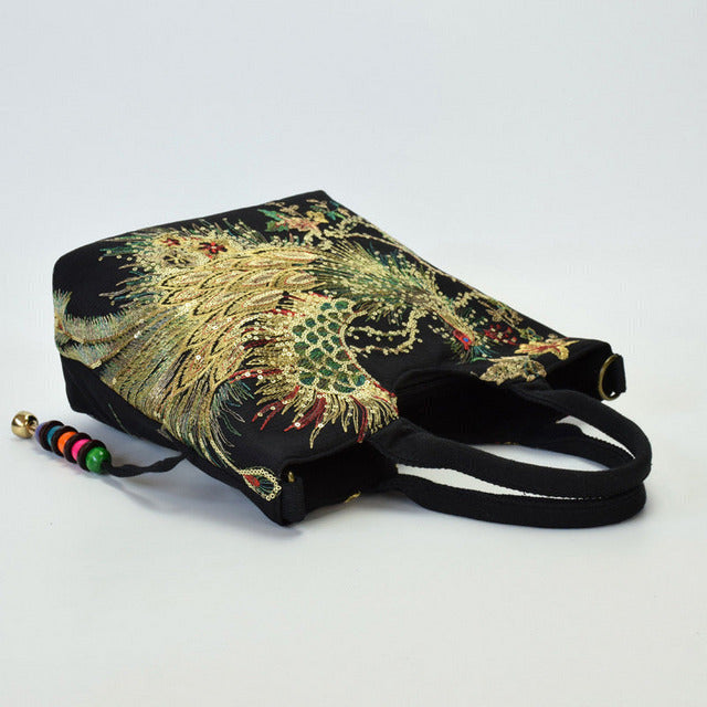 Peacock vintage bag — Jarah Melbourne