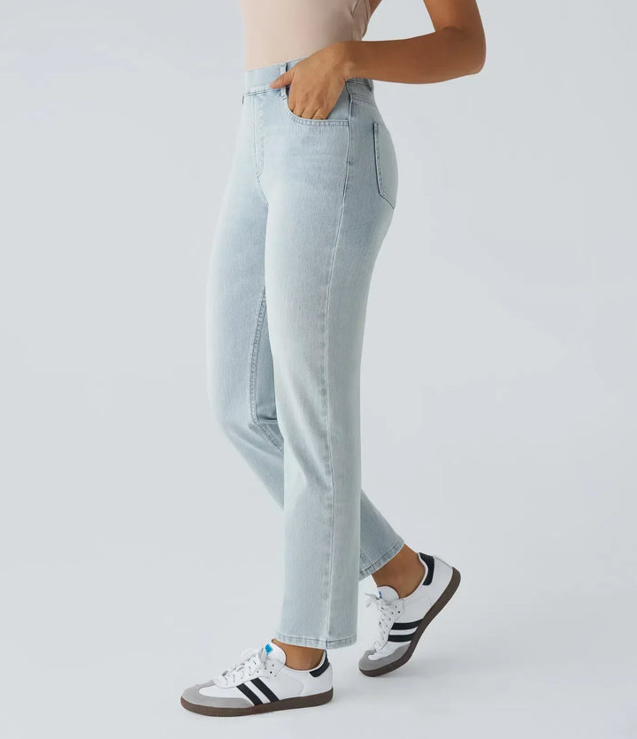 Naomi | High Waist Elastic Comfort Pants