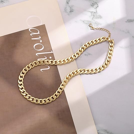 Iris | Chunky Cuban Link Necklace