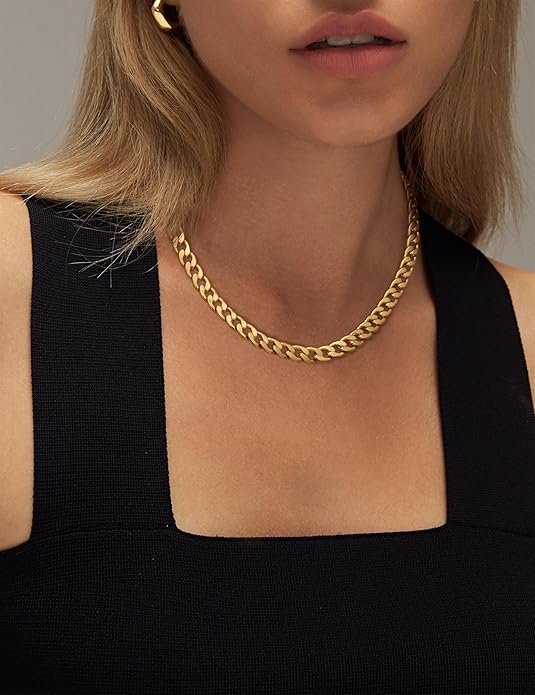 Iris | Chunky Cuban Link Necklace
