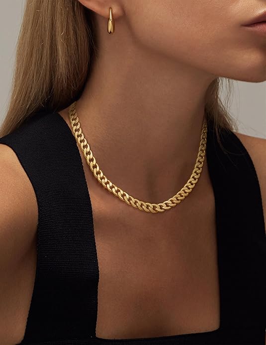 Iris | Chunky Cuban Link Necklace