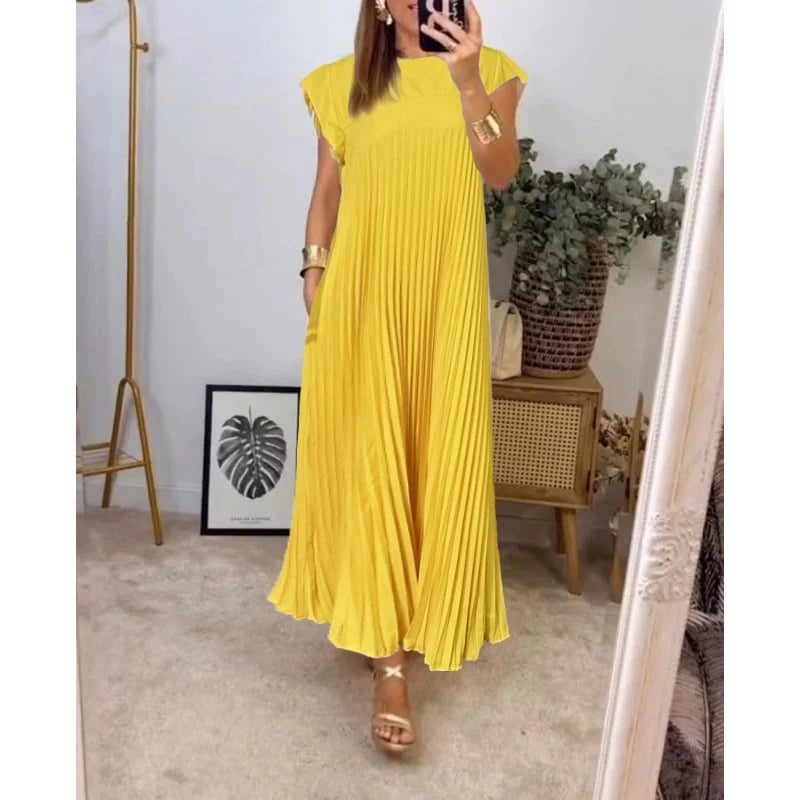 Petra | Classic Pleated Dress