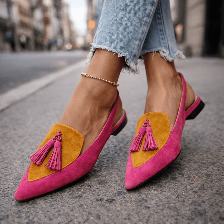 Elodie | Elegant Tasselled Sandals