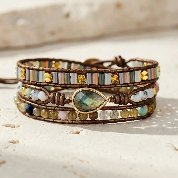 Sage | Labradorite Healing Bracelet
