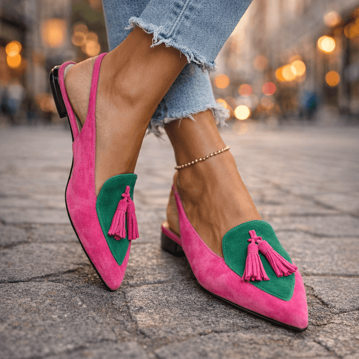 Elodie | Elegant Tasselled Sandals