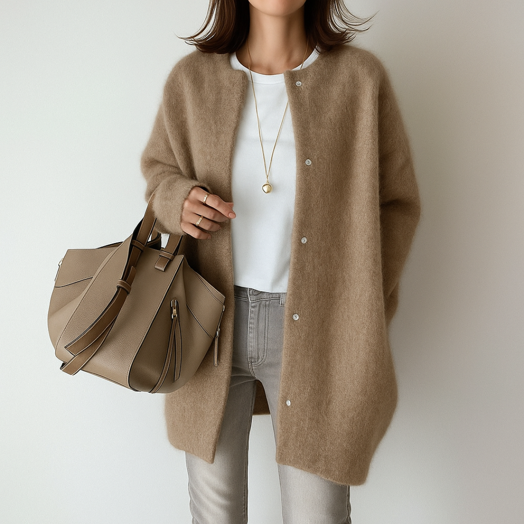 Silvia – Warm Knit Cardigan — Jarah Melbourne
