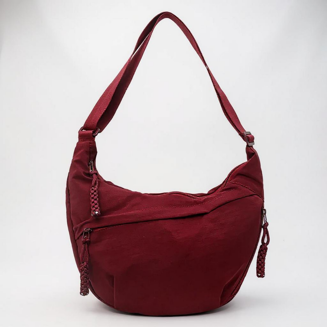 Rosa | Bordeaux Shoulder Bag — Jarah Melbourne