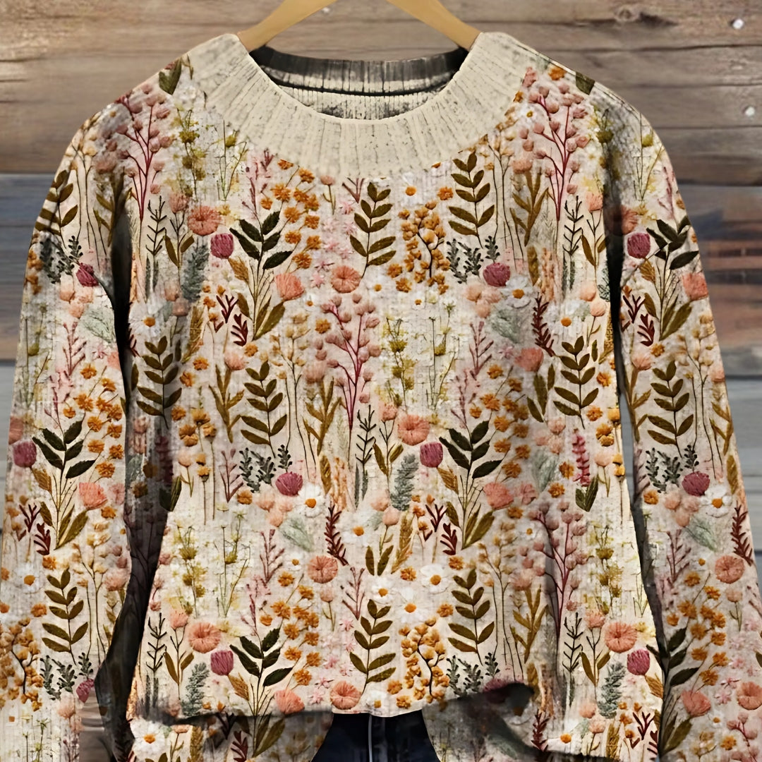Nova – Comfortable Floral Jumper — Jarah Melbourne