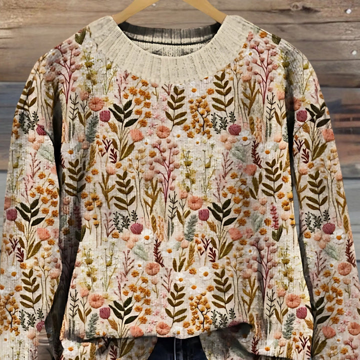 Nova – Comfortable Floral Jumper — Jarah Melbourne