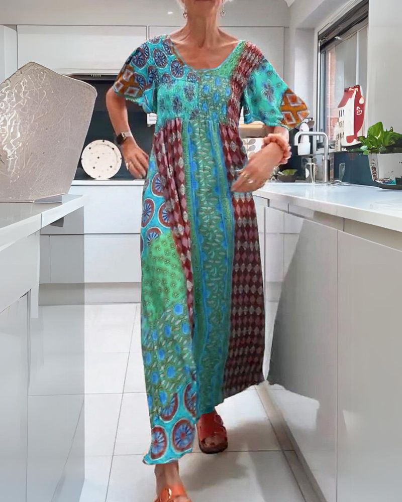 Ash | Colorful Boho Dress