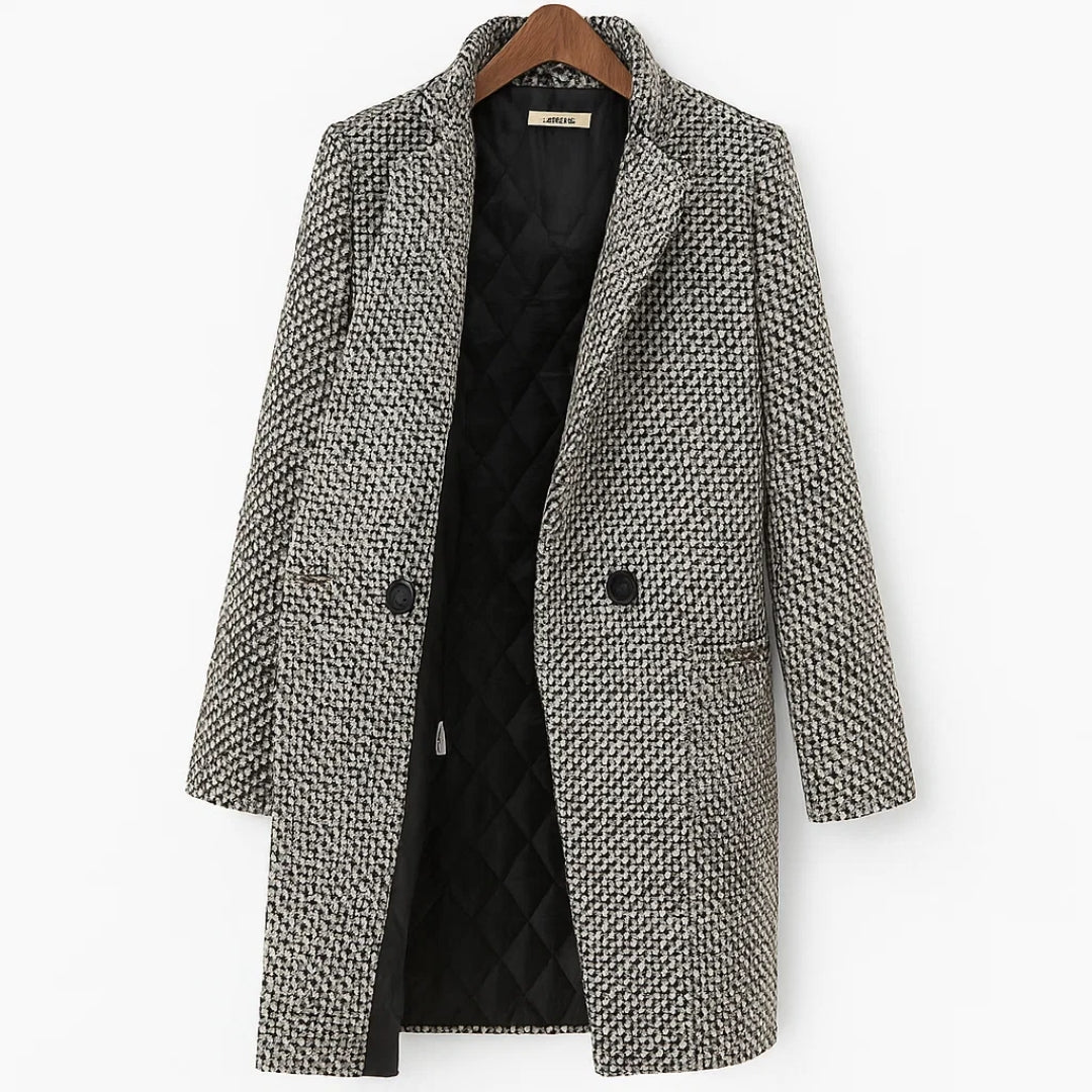 Caterina – Long Wool-Blend Jacket — Jarah Melbourne