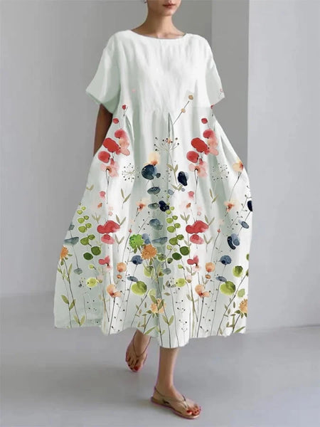 Valeno floral A-line summer dress — Jarah Melbourne