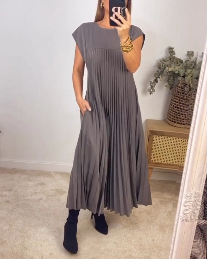 Petra | Classic Pleated Dress