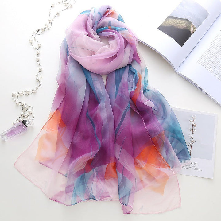 Sage | Colourful Gradient Scarf