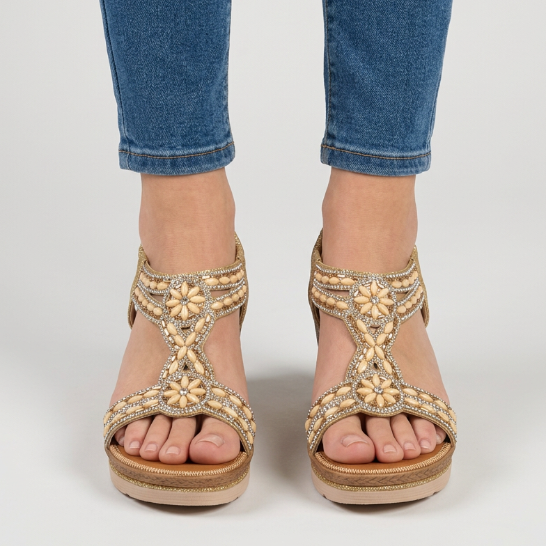 Eden - Comfortable wedge sandal for women