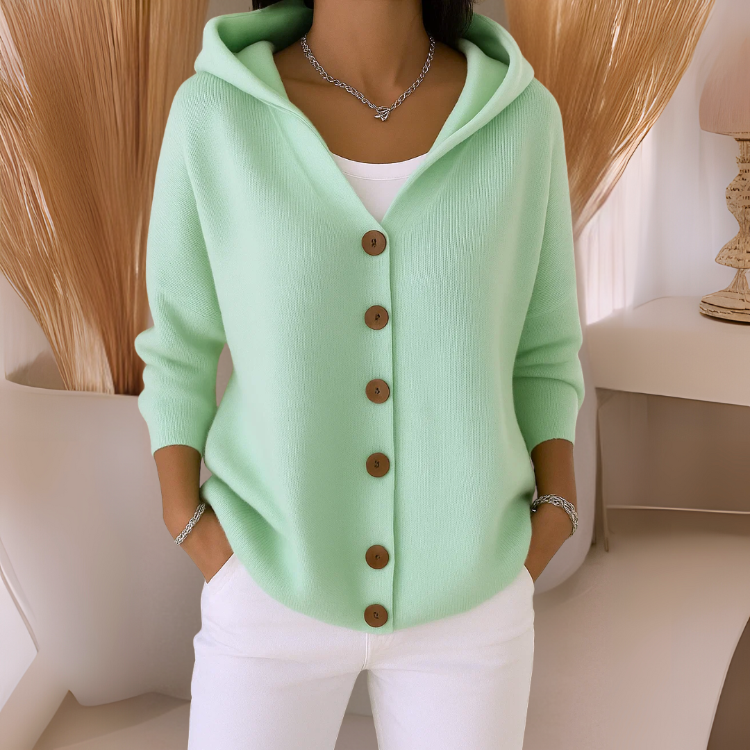 Felicia – Hooded Knit Cardigan — Jarah Melbourne