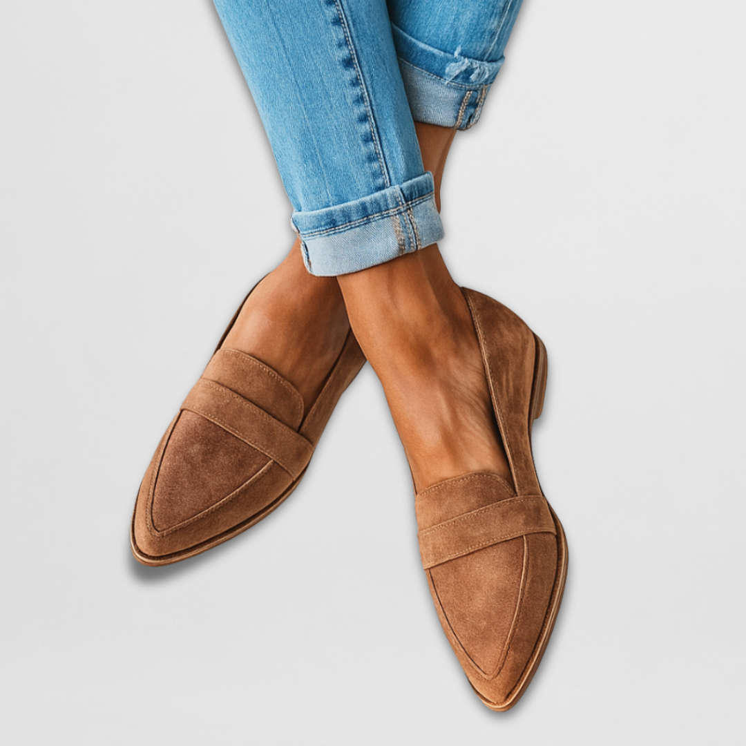 Nadia | Suede Loafers — Jarah Melbourne