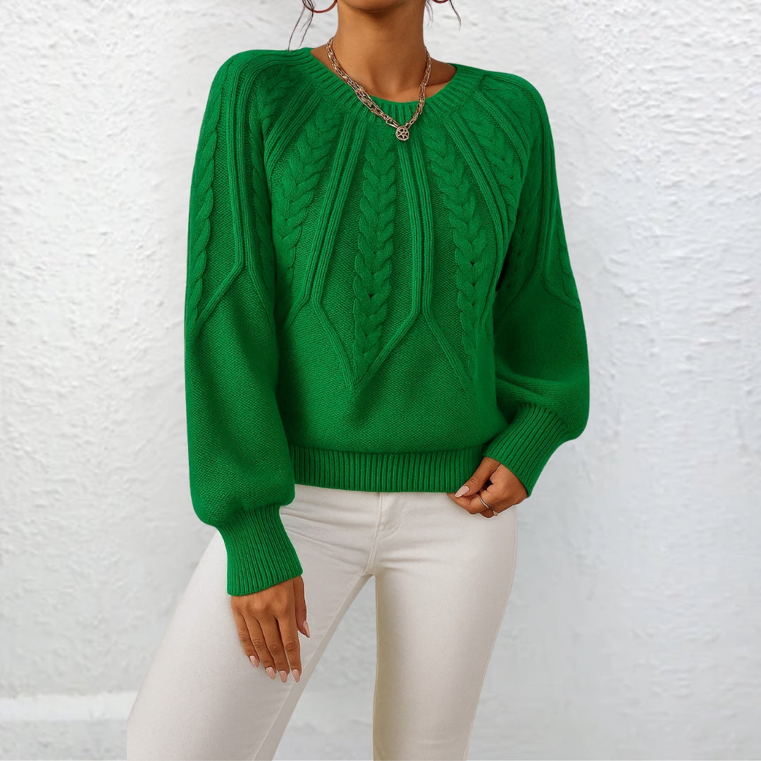 Erika – Wide-Sleeve Knit Jumper — Jarah Melbourne
