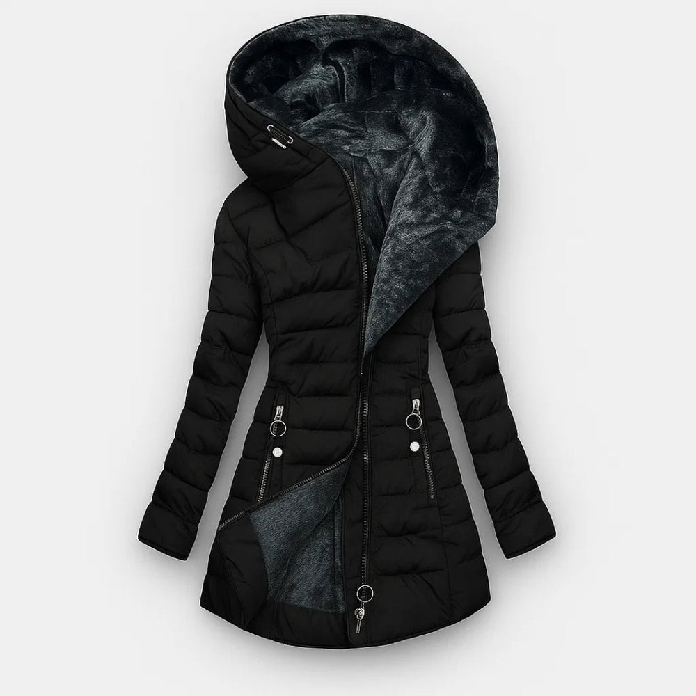 Kori – Cosy Fur-Lined Coat — Jarah Melbourne
