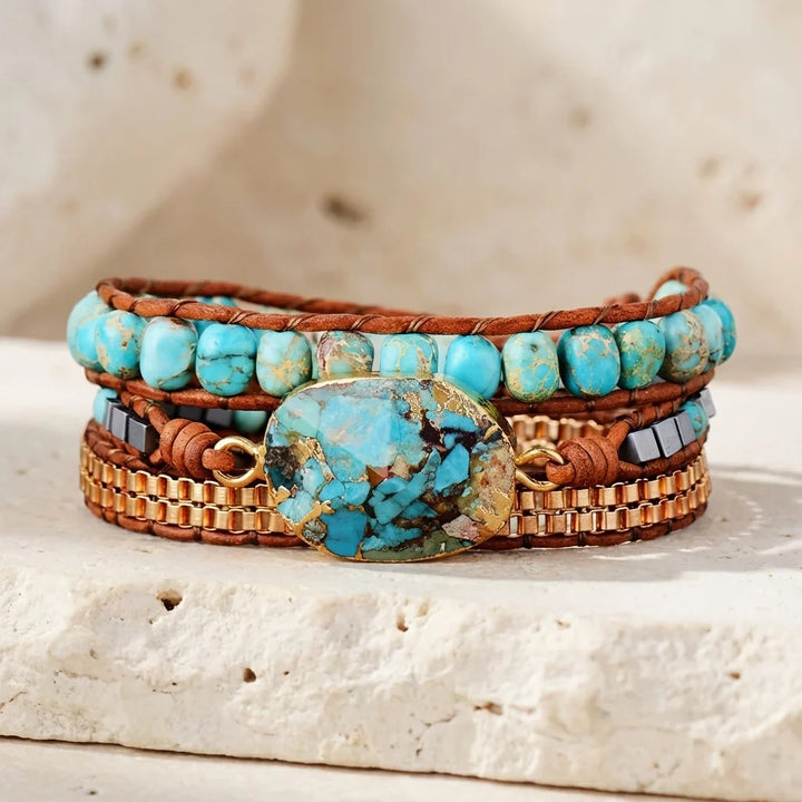 Vibrant Turquoise Statement Bracelet