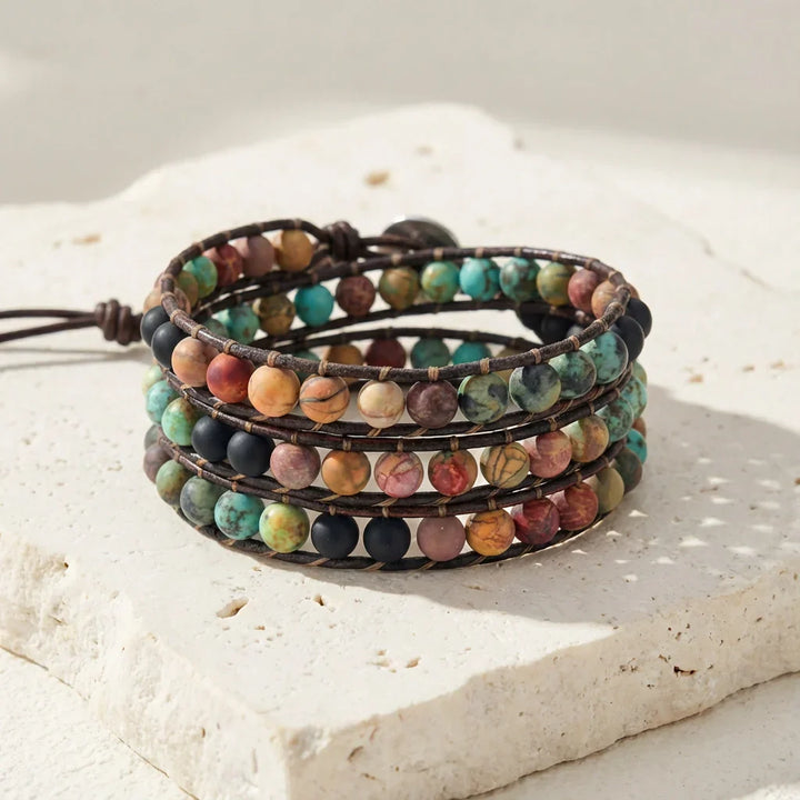 Rose | Jasper Stress Relief Bracelet