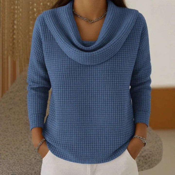 Amber – Waterfall-Neck Jumper — Jarah Melbourne
