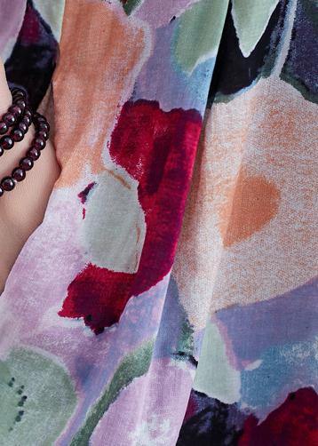 Boho Floral Cinched Maxi Dress