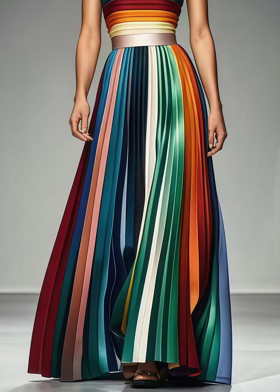 Multicolour Cold Shoulder Chiffon Dress