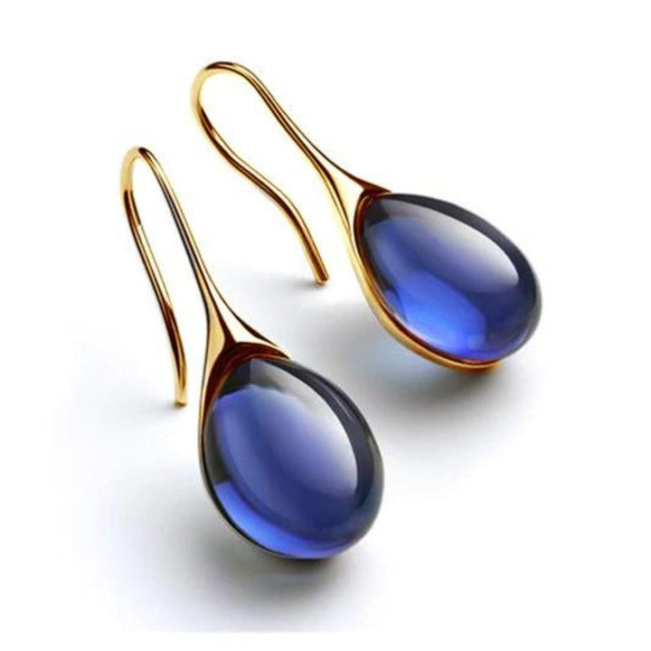 Celeste | Chic dangling earrings with crystals
