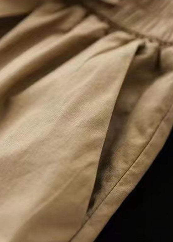Green Pleated Shorts Skirt