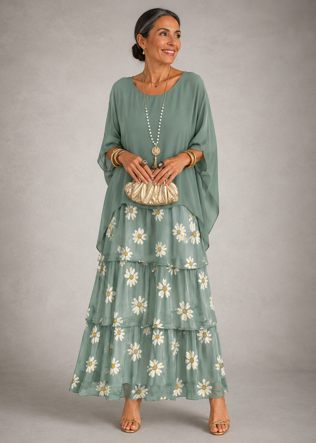 Lara | Elegant Flowing Maxi Dress