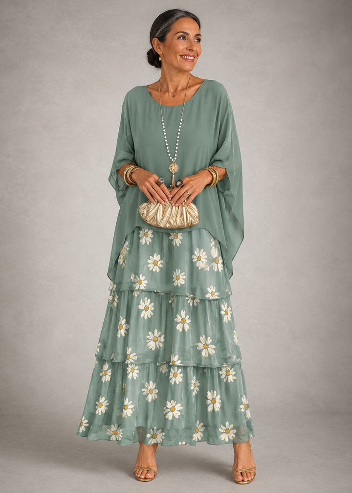 Lara | Elegant Flowing Maxi Dress
